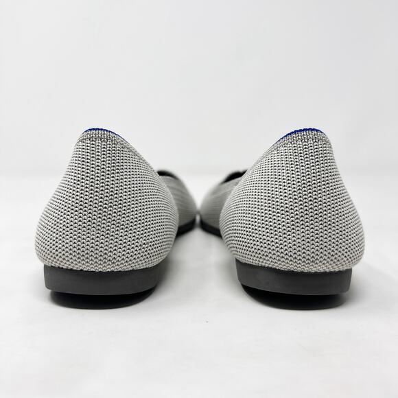 [Rothy’s] The Point Birdseye Gray Slip On Washable Ballet Flats Pointed Toe 6.5 - Picture 4 of 12